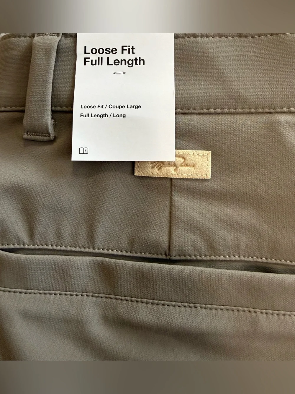 Jordan Sport Golf Pants Loose Fit Full Length Olive Gray HV4769-040 Mens Size 32